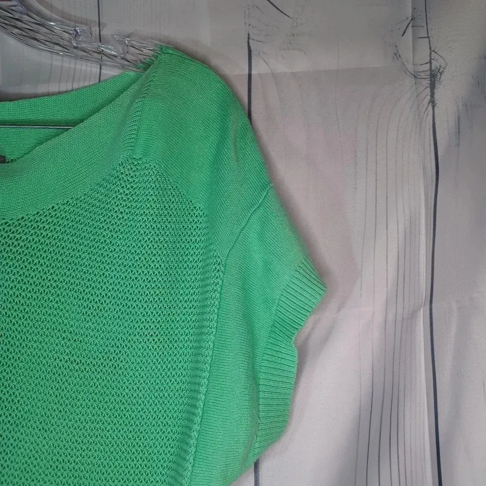 Eddie Bauer 100% cotton short sleeve knit top - Image 3