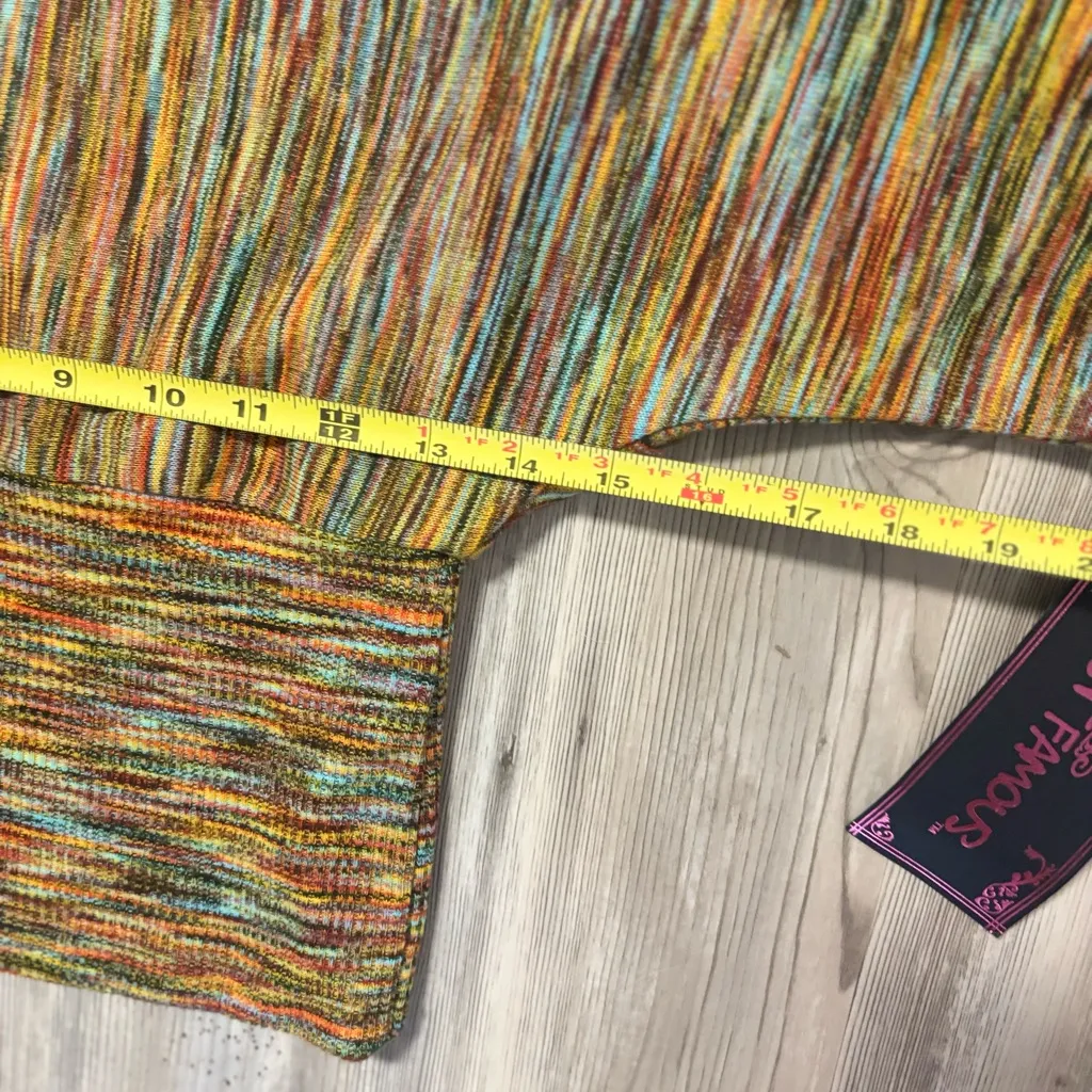 Almost Famous Multicolor Sweater NWT - Image 6
