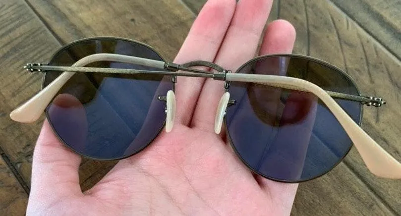 Ray-Ban Blue  Round Sunglasses - Image 2