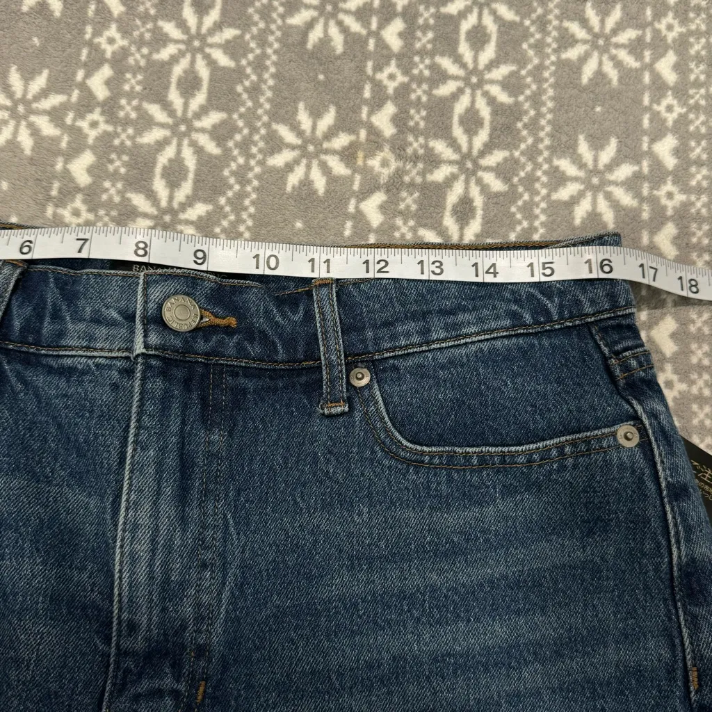 NWT Banana Republic‎ High Waisted Girlfriend Denim Short 4" Size 10/30 - Image 10