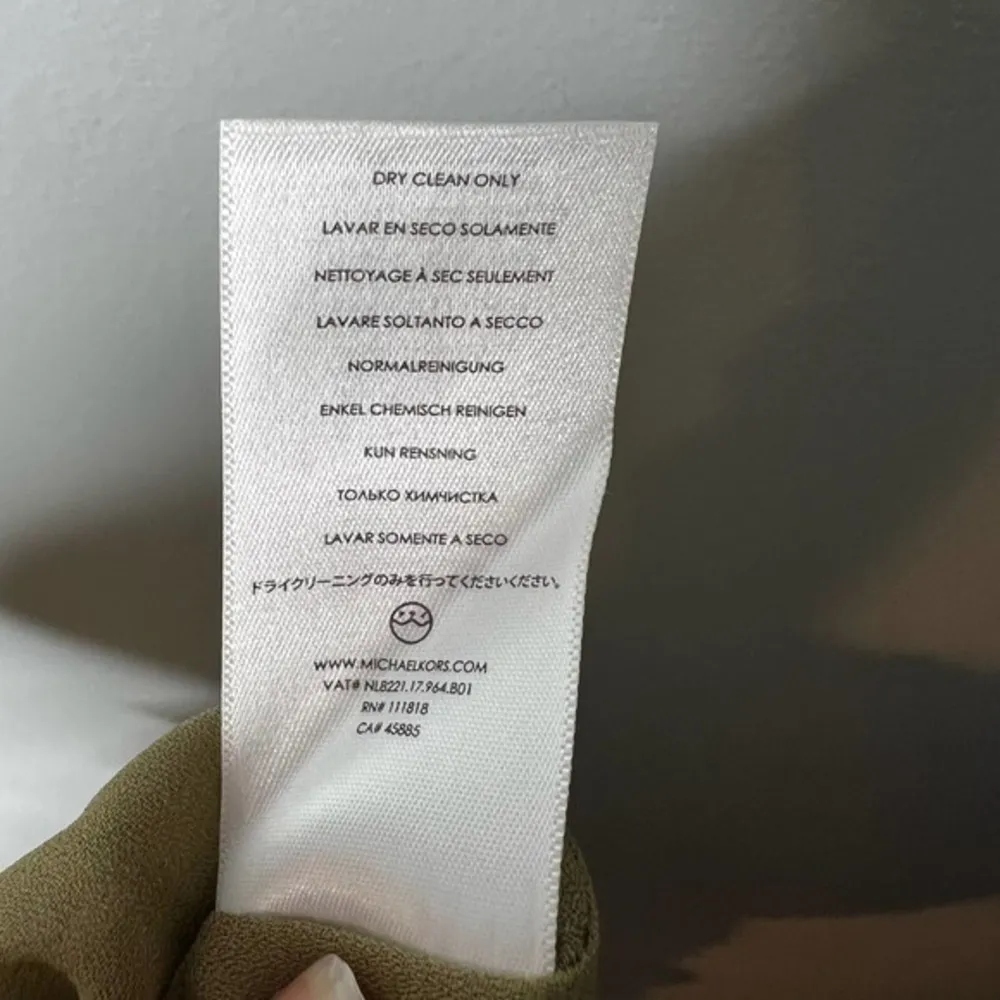 NEW Michael Michael Kors strapless snake animal print ruffle dress size 10 - Image 9