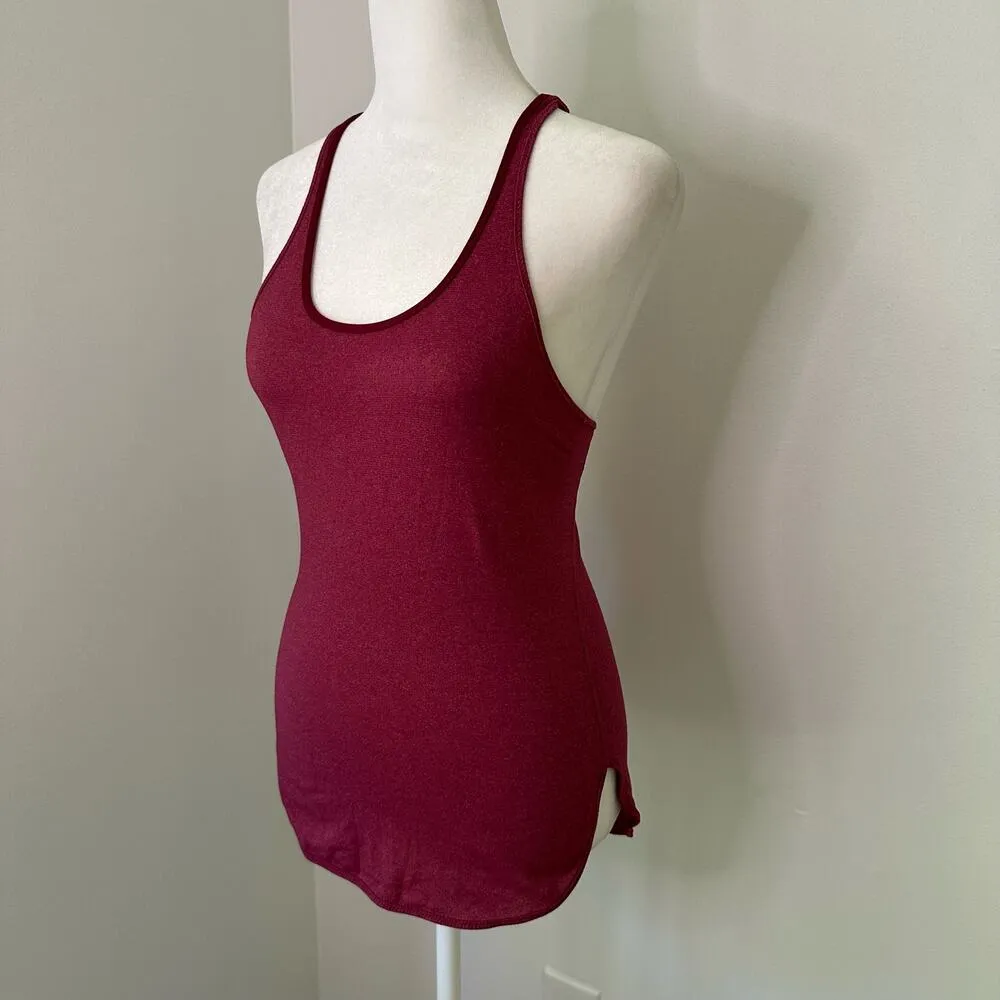 berry pink/red racerback tank top - Image 3