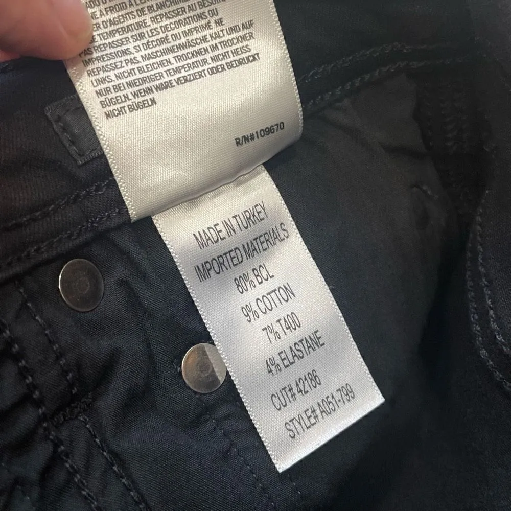 Agolde bleach wash jeans size 24 - Image 4