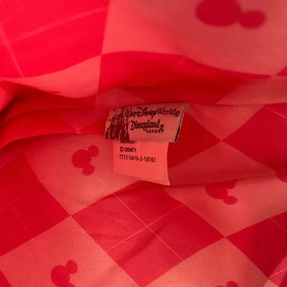 WALT Disney World Disneyland Resort Red Croc Pattern XL Tote Bag Purse M… - Image 7