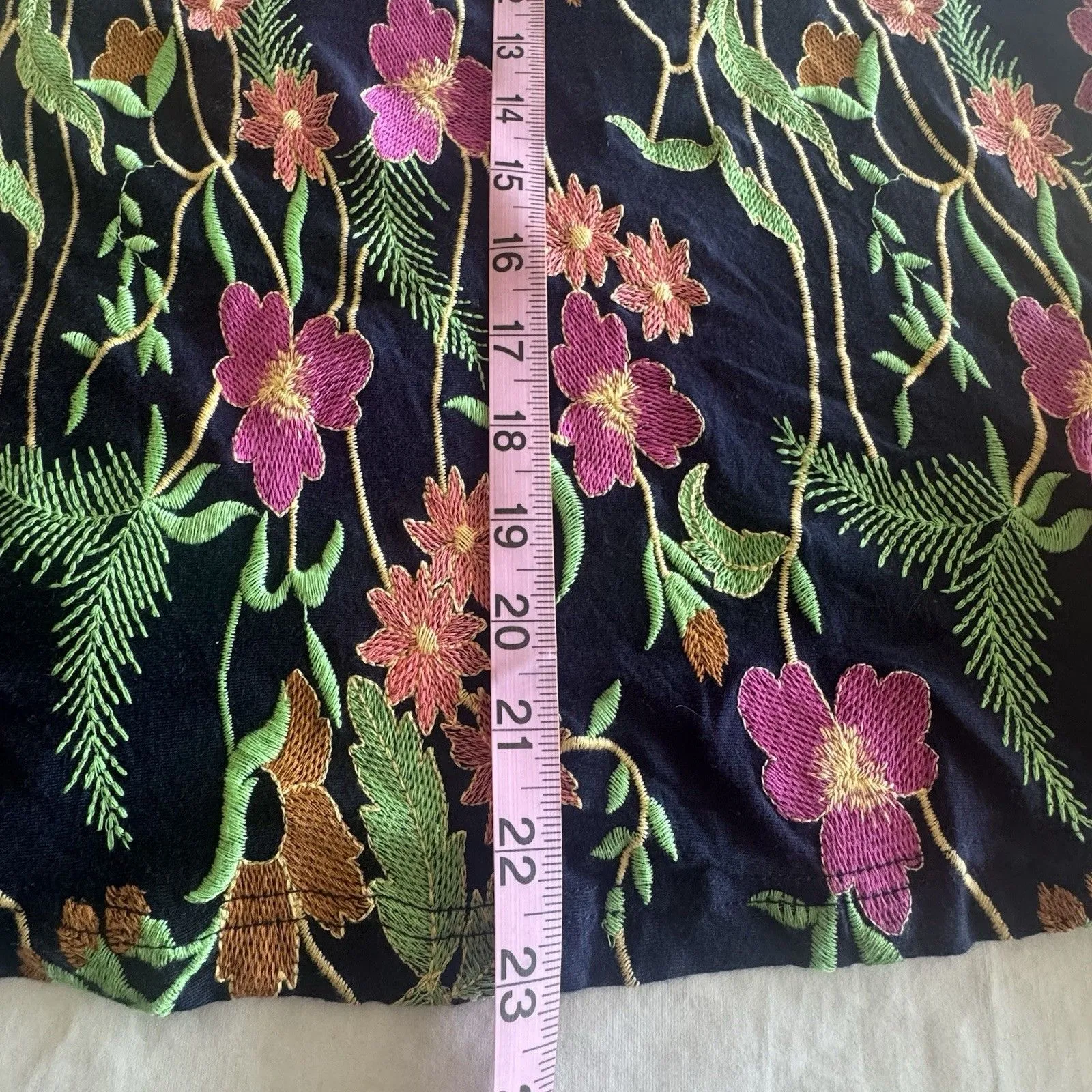 Anthropologie Meadow Rue Womens Blouse Sz XS Floral Embroidered Boho Bohemian - Image 13