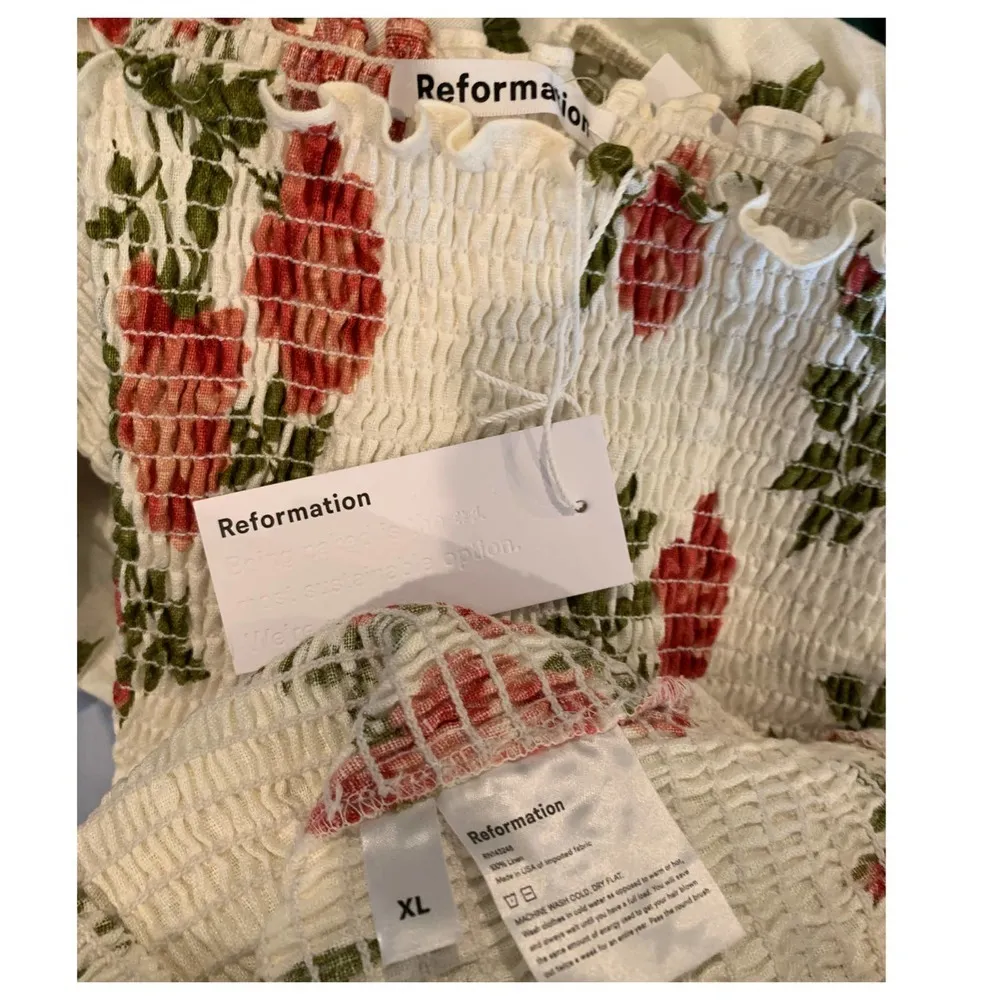 REFORMATION Hilary Long Sleeve Minidress  (XL) - Image 3