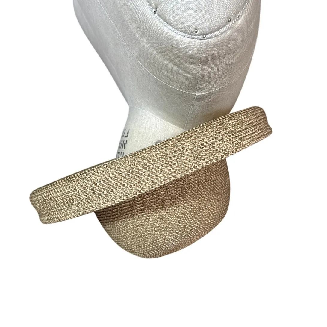 Eric Javits Squishee Tan Woven Rolled Brim Sun Hat Packable - Image 3