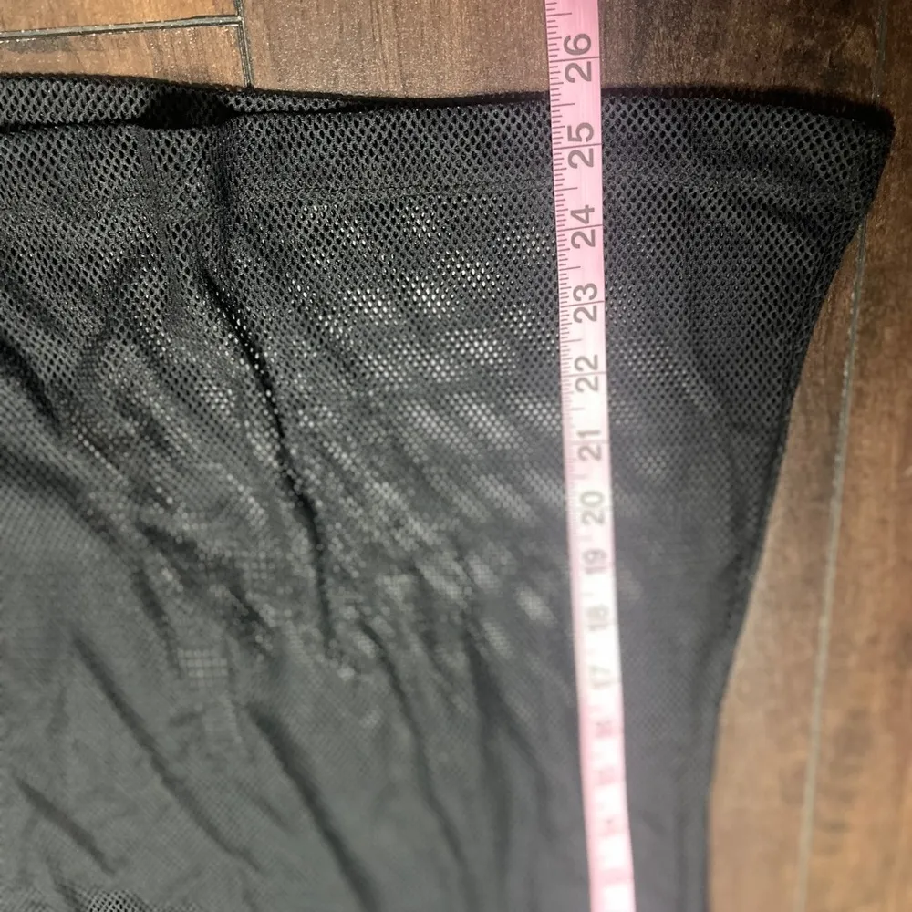 Black Mesh Long Sleeve Top - Image 8