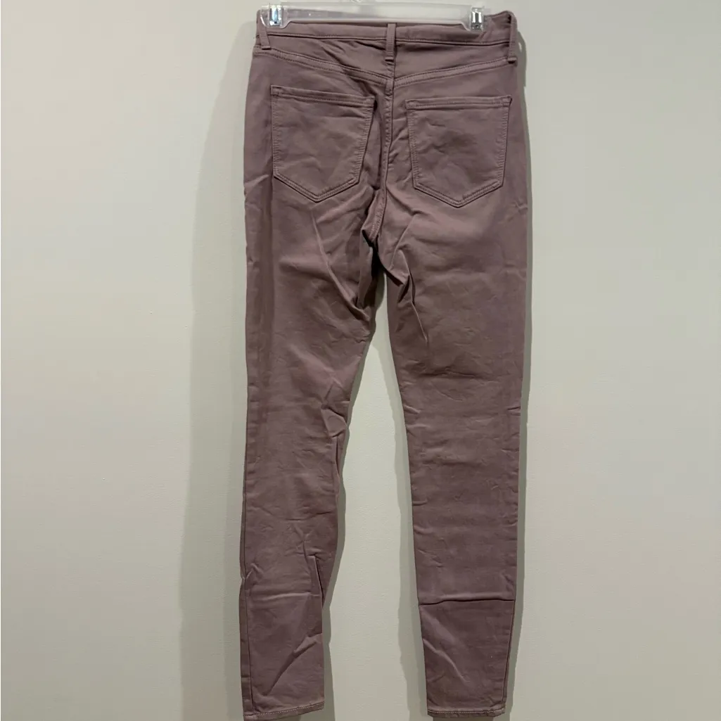 Old Navy Women's Dusty Pink Rockstar Super Skinny High Rise Jeans Size 0 - Image 5