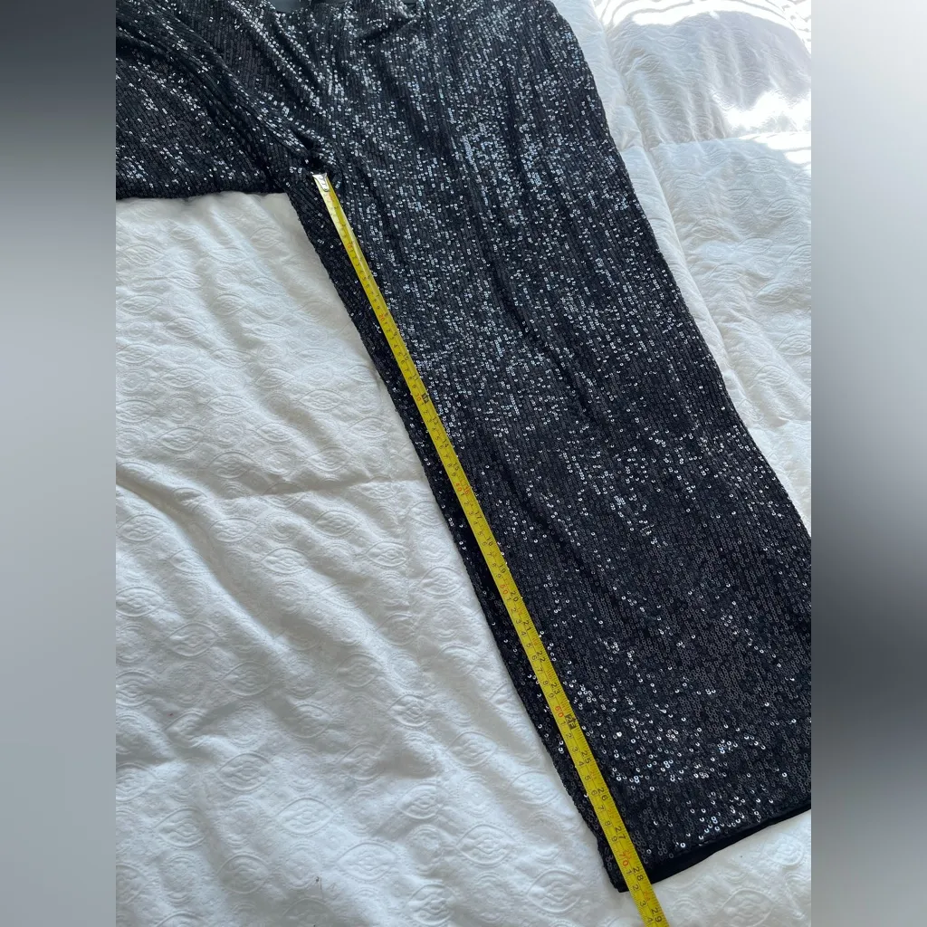 NWT: glamorous Black Sequin Women's Pants size 4XL - Image 3