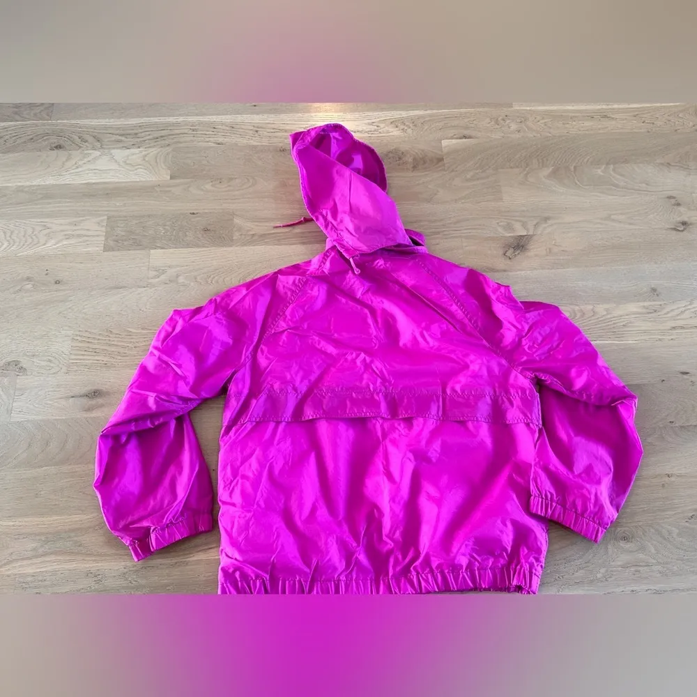 Pacific trail women’s vintage hooded windbreaker pink size large - Image 8
