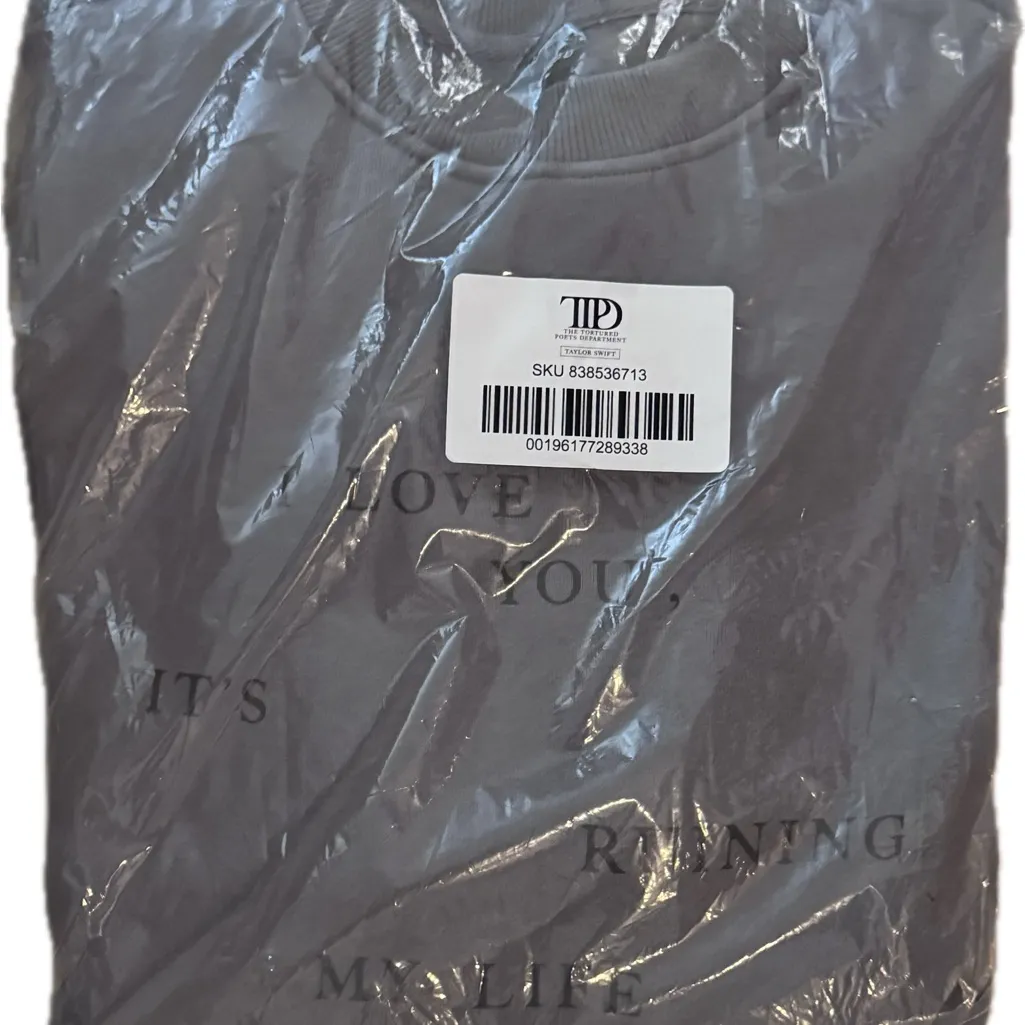 NWT Taylor Swift I Love You It’s Ruining My Life Crewneck Sweatshirt Small - Image 9