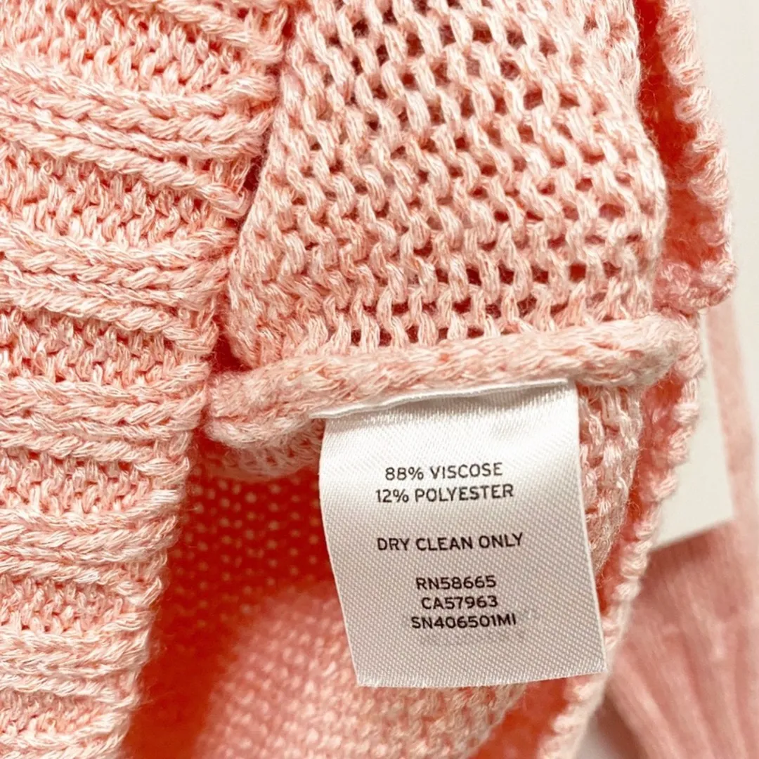 Something Navy Knitted Pink Pullover Sweater  - Image 5