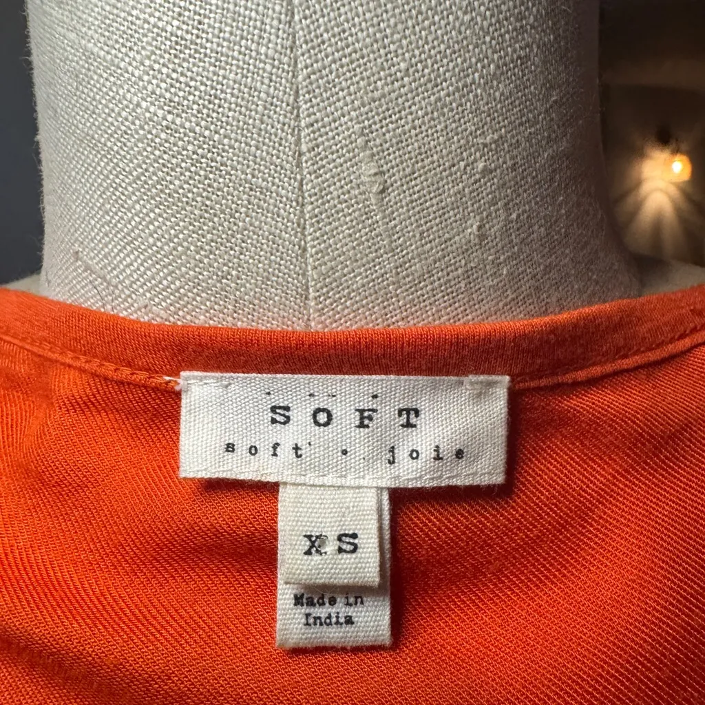 Soft Joie Vibrant Orange Button - Image 3