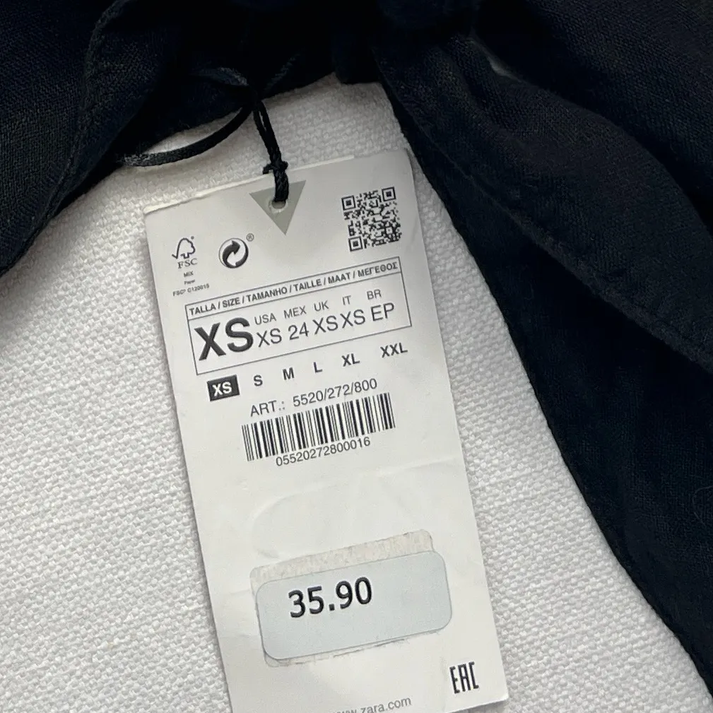 Zara Linen Halter Top NWT - Image 7