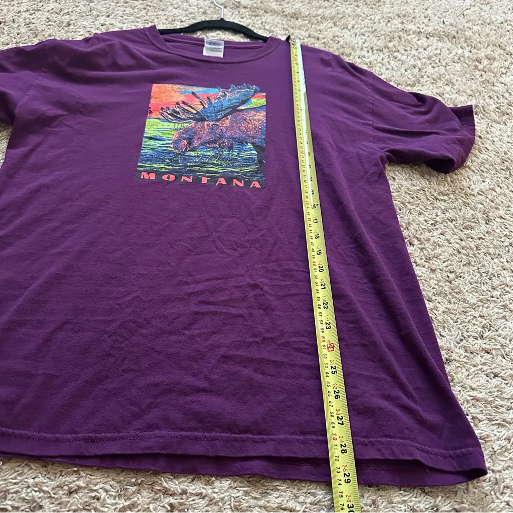 Unisex Purple Montana Logo Crew T - Image 5