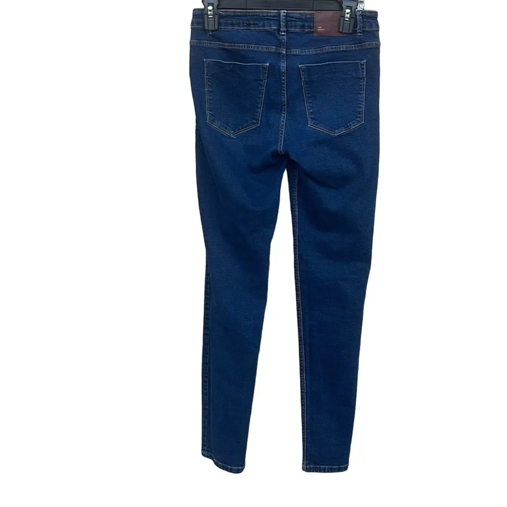 Zara TRF Denim dark wash skinny jeans size 6 waist 28 - Image 2