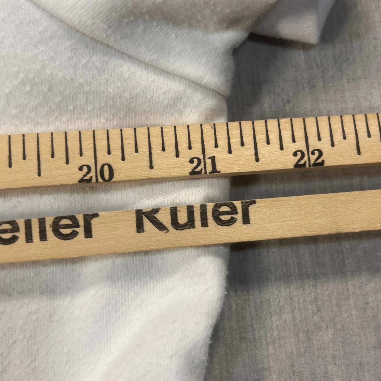 Breckenridge Petite PM White Floral Embroidered Tee Cottagecore Spring Top Cute - Image 6