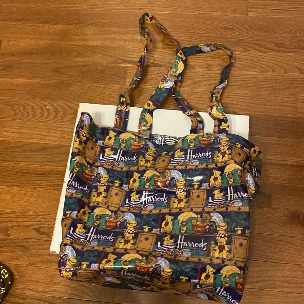 Jarrod over size tote bag Blue - Image 6