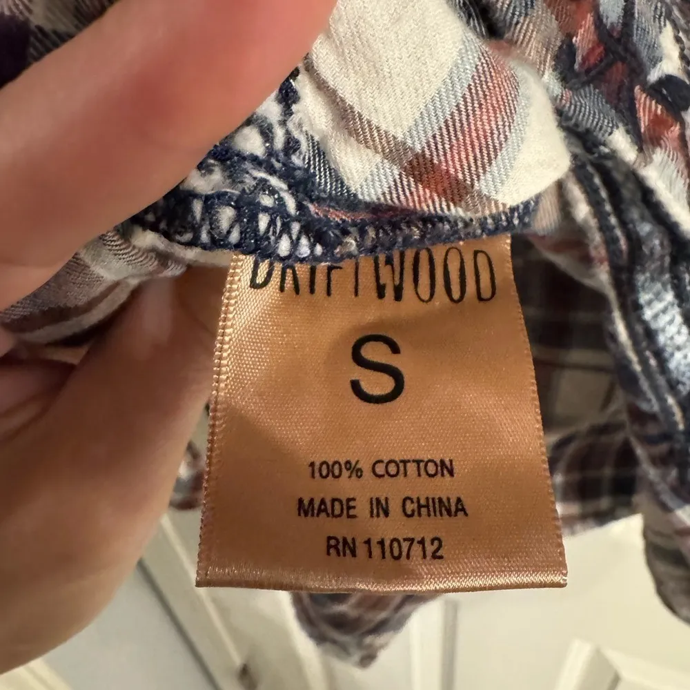 Driftwood Embroidered Sam Button-Down Shirt, S, Western Cowgirl Southwestern - Image 8