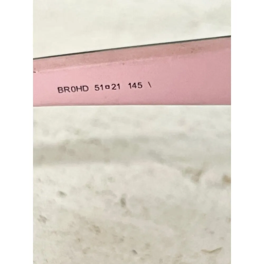 Dior Decale1 BR0 (HD) Navy Blue/Pink Frame Shaded Gray Lens Cat-Eye Sunglasses - Image 10