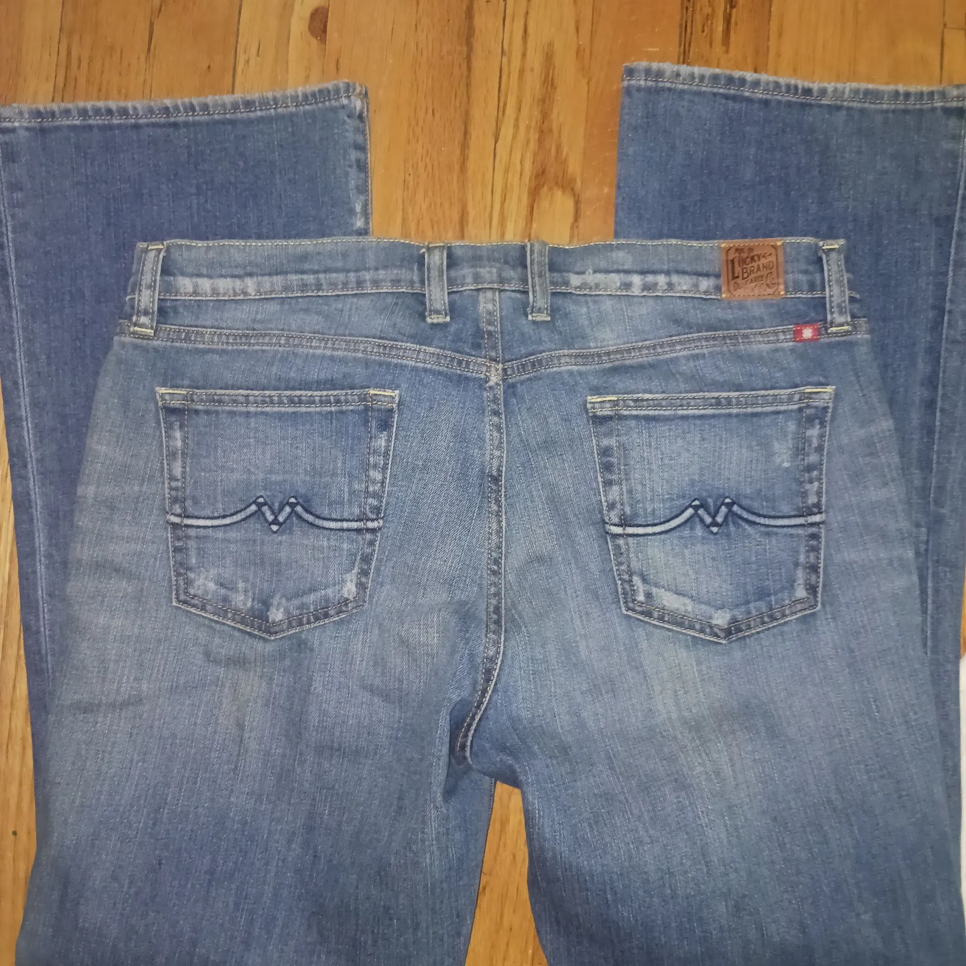 Lucky Brand Medium Blue Boot Cut Jeans - Image 4