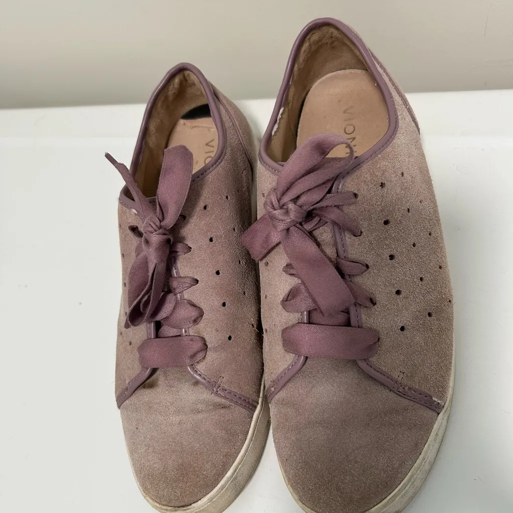 Vionic Keke Suede Sneakers Purple Size 9 - Image 2