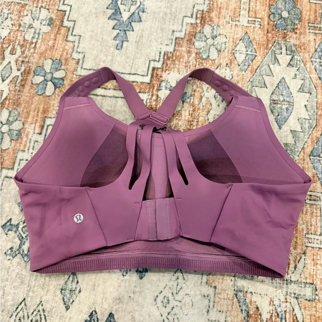Lululemon Air Support High Impact
Bra Vintage Plum 38DD - Image 2