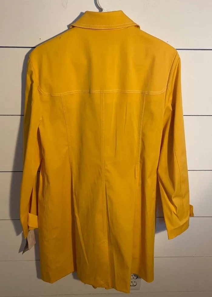 Nine West Yellow Rain Jacket - Image 6