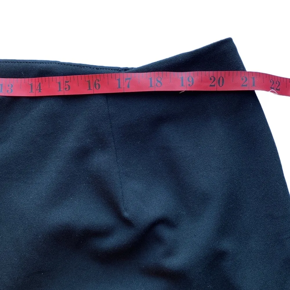 🖤 Karen Kane Stretch Front Zip Straight Leg Dress Pants, Black, No Pockets, 22W - Image 6