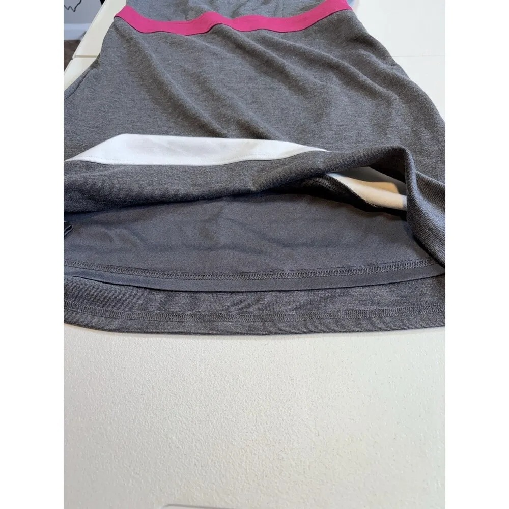 41 Hawthorn Sloane Colorblock Ponte Sheath Gray,White and Pink Dress Size M Size M - Image 7