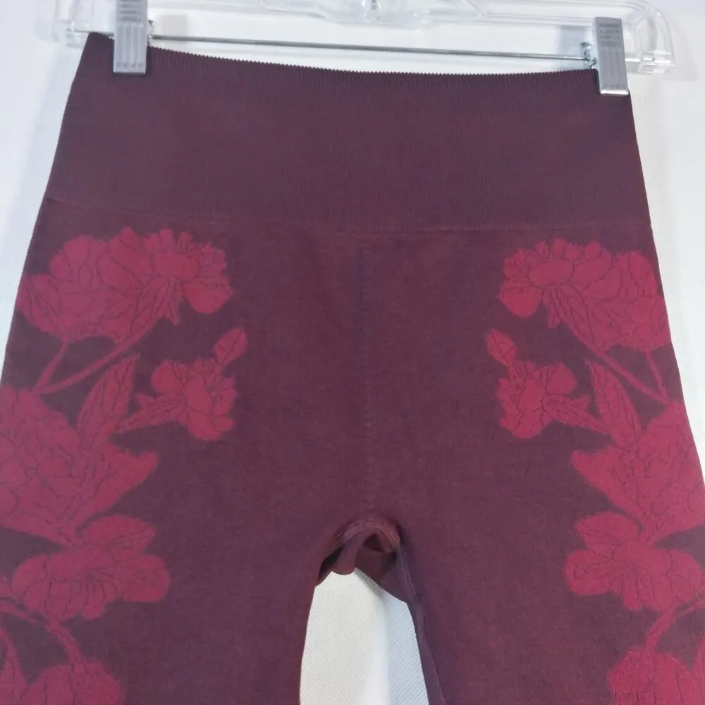 Fabletics Women’s High Waisted Seamless Floral Leggings Size Small - Image 4