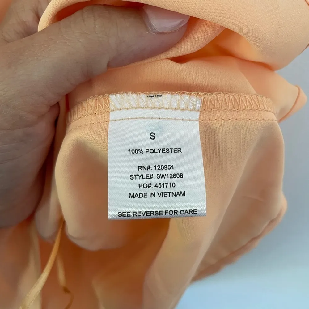 NEW Olive And Oak Peach Tank Top size small beach coral - Image 5