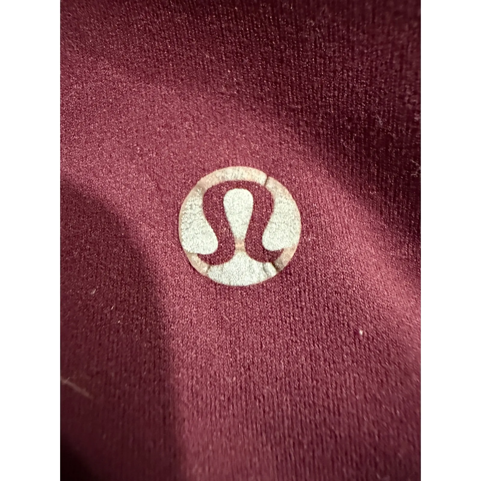 Lululemon Align High Rise Crop Leggings Burgundy Athletic Workout Pants Women S - Image 3