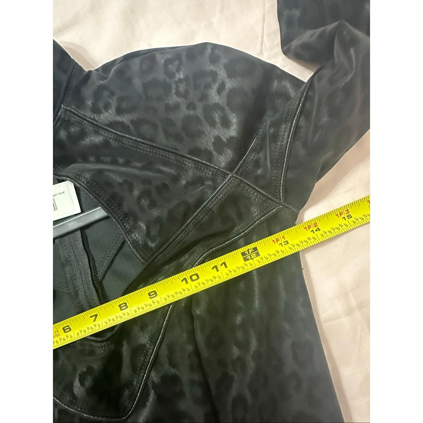 NWT Trashy Matte Black Leopard Print Widow Catsuit Size S - Image 6