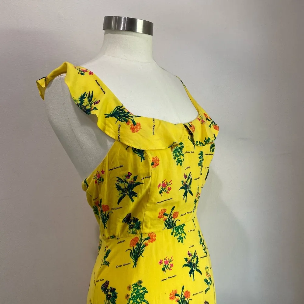 ModCloth Inclined To Impress Maxi Dress in Blossom Yellow Size Small - Image 10