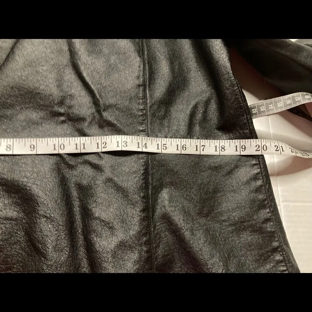 WORTHINGTON, Leather jacket, Black, Women’s Sz Large SEE DESCRIPTION - Image 13