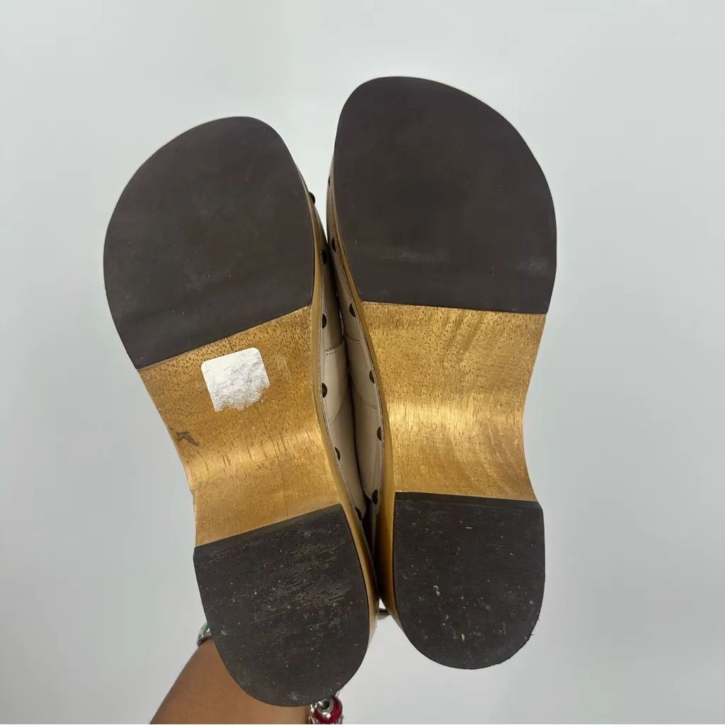 Silent D Georgia Slingback Heeled Clogs Size 36 Anthropologie Vintage Y2K Style - Image 8