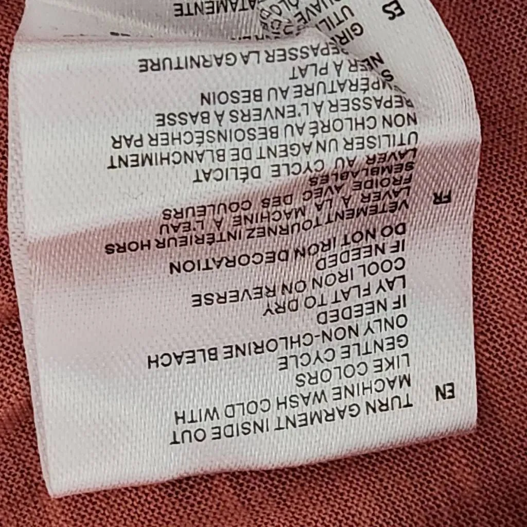 Absolutely Famous Pink Knit Top Size XL NWT Pink Crochet Top - Image 8