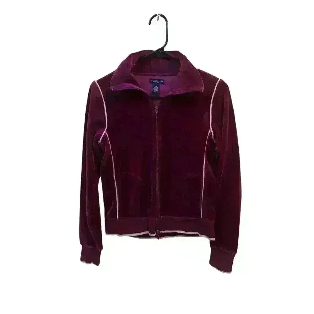 American Eagle Active Full Zip Jacket Barbie Core Size Women’s Medium - Image 4