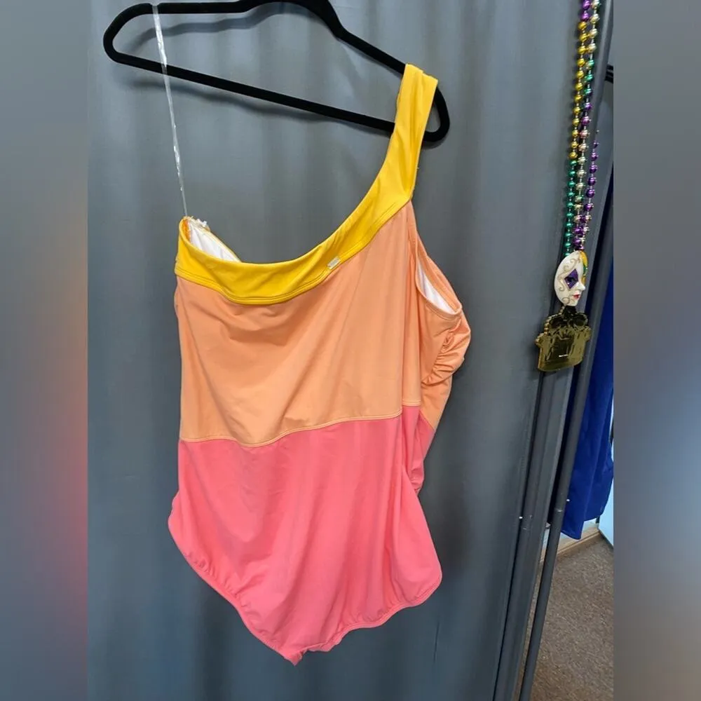 Freely one shoulder color block plus size 3x NWT (b31.3) - Image 5