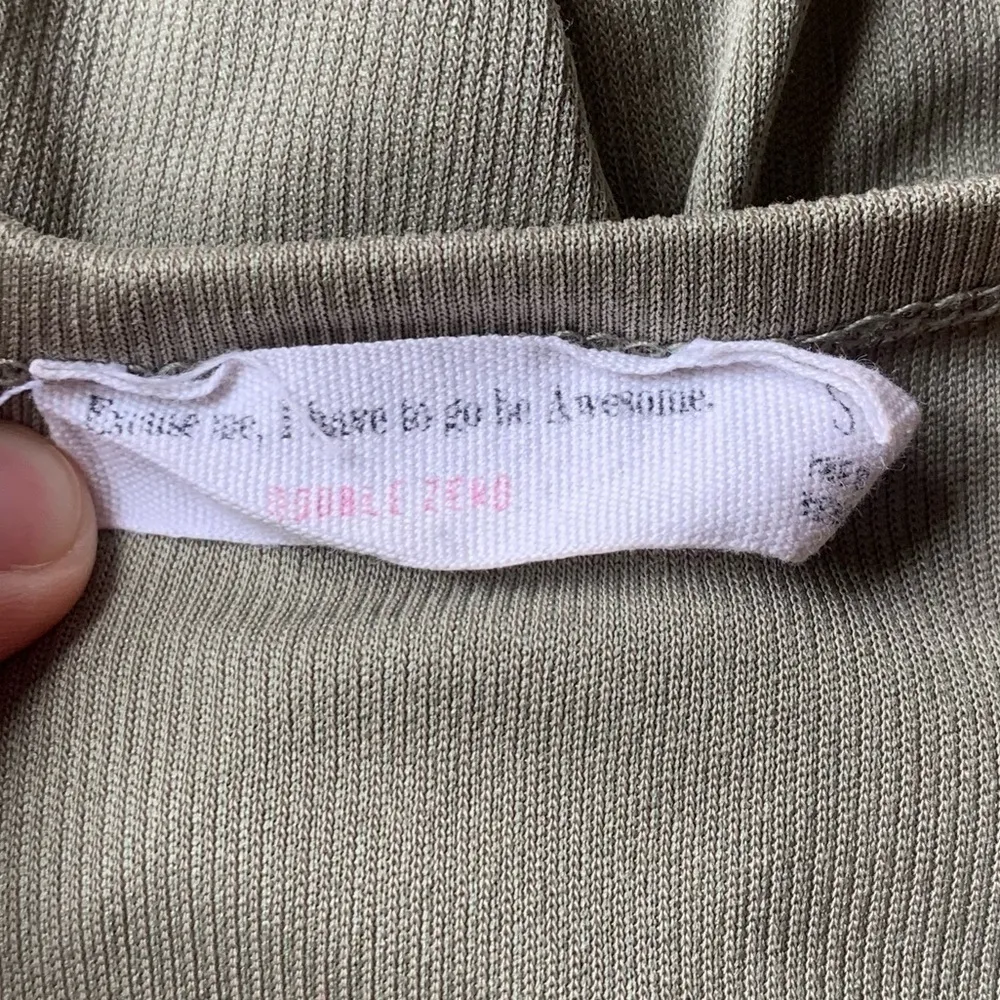 Double Zero Soft Modal Ribbed Racerback Tank Top - Image 2