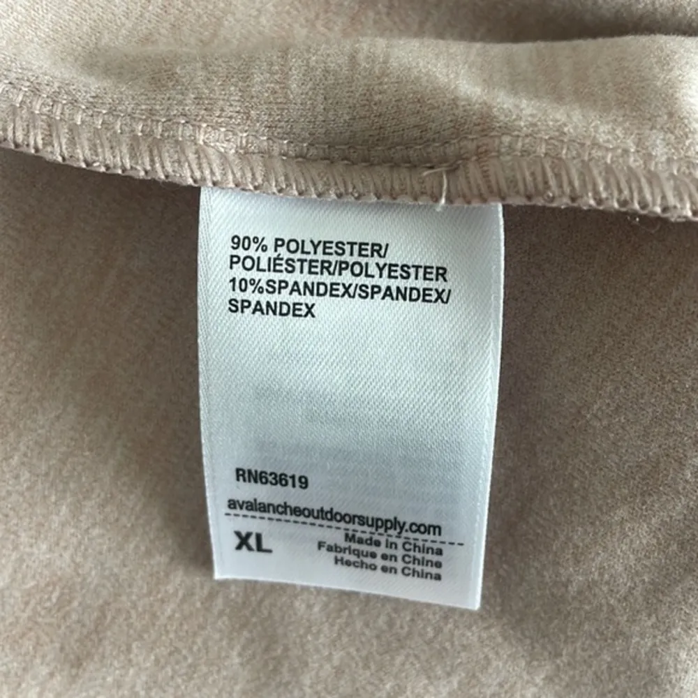 Avalanche outdoor supply jacket woman full zip lightweight, hooded, soft Sz XL - Image 7