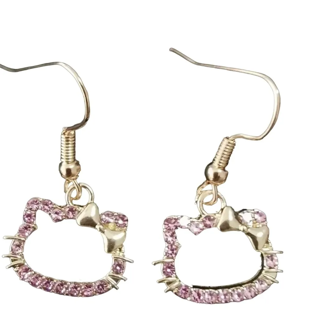 Sanrio Hello Kitty crystal earrings - Image 4