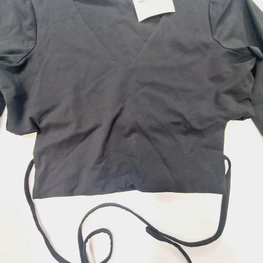 Superdown Hannah Open Back Top in Black M - Image 4