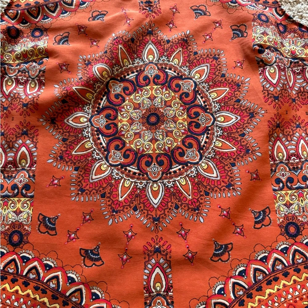 Verse Multicolored Sleeveless Blouse Tank Top Size L - Image 6