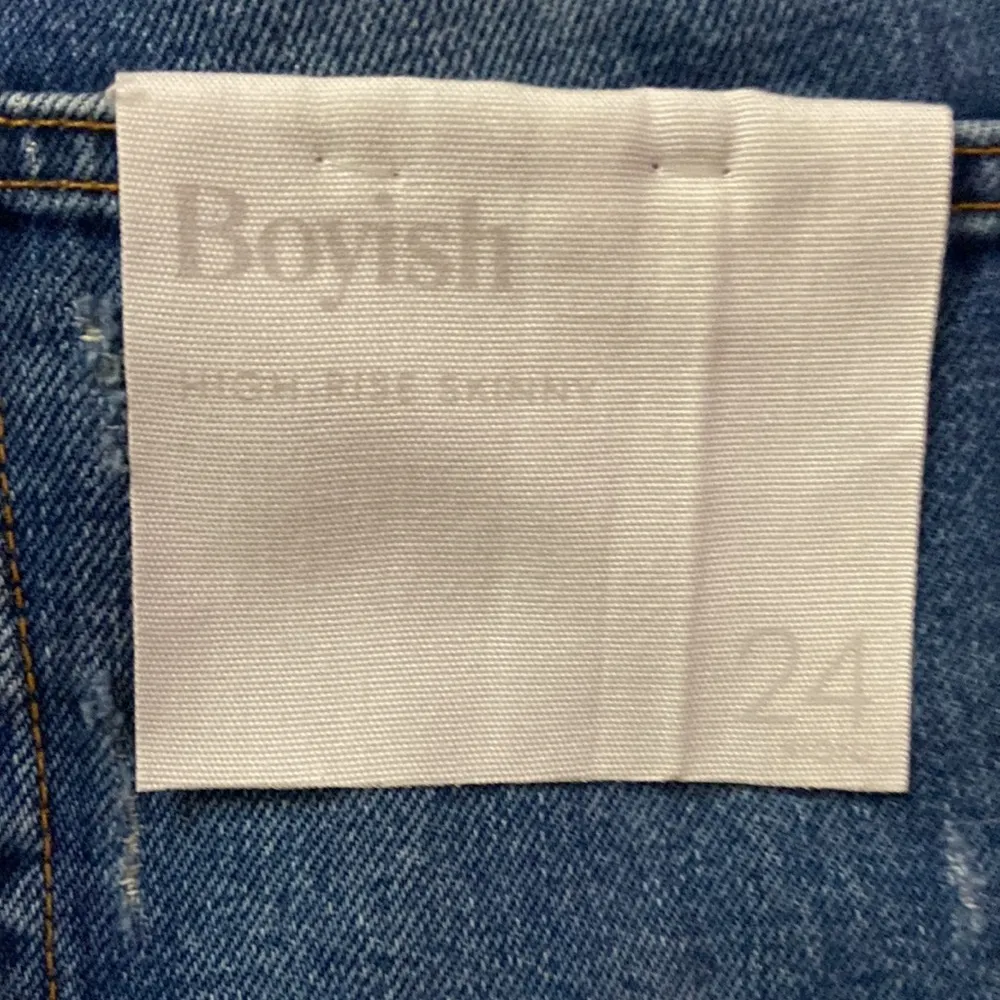 BOYISH The Billy High Rise Skinny Distressed Jeans In Mame - Image 10