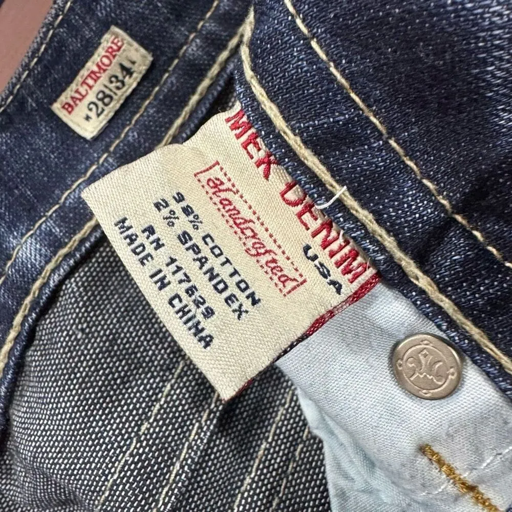 MEK Denim Baltimore Bootcut Jeans Medium Wash 28 X 34 Blue - Image 8