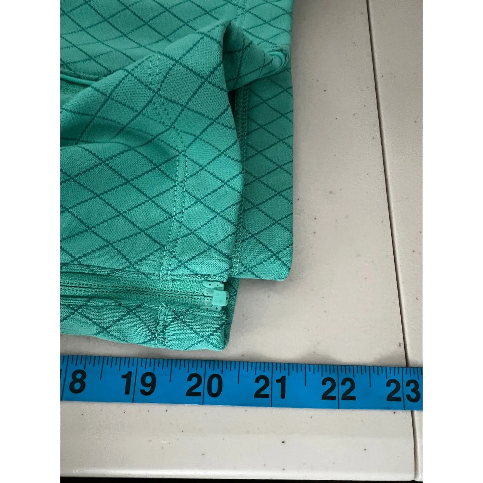 Peter Millar Women's Full Zip Activewear Track Jacket Long Sleeve Green Size S - Image 7