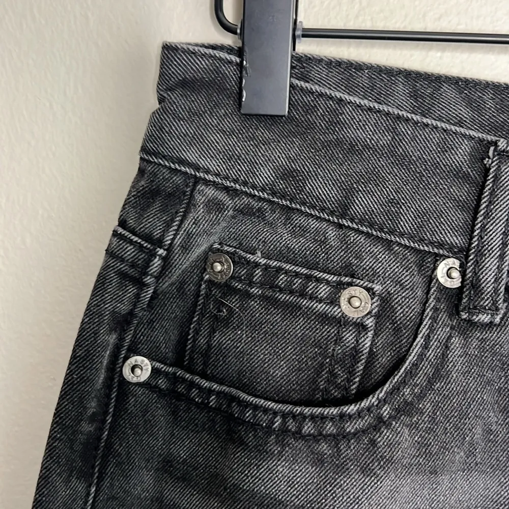 Nasty Gal Cause I Shred So Distressed‎ Denim Jeans Cotton Black - Image 4